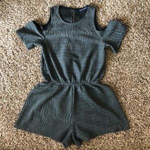 Metallic romper